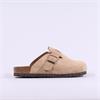Heavenly Feet Alessia Cool Buckle Clog - Beige